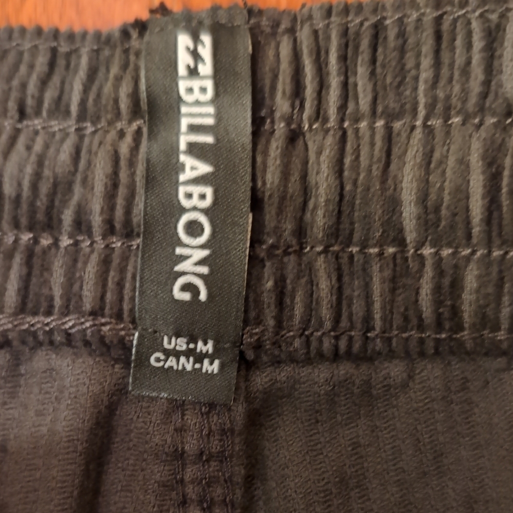 Billabong Men's Corduroy Shorts Size M Dark Green New - Picture 6 of 8